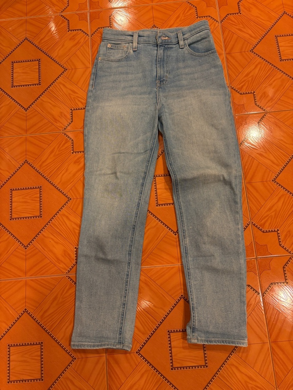 BDG Light Blue Straight Leg Jeans